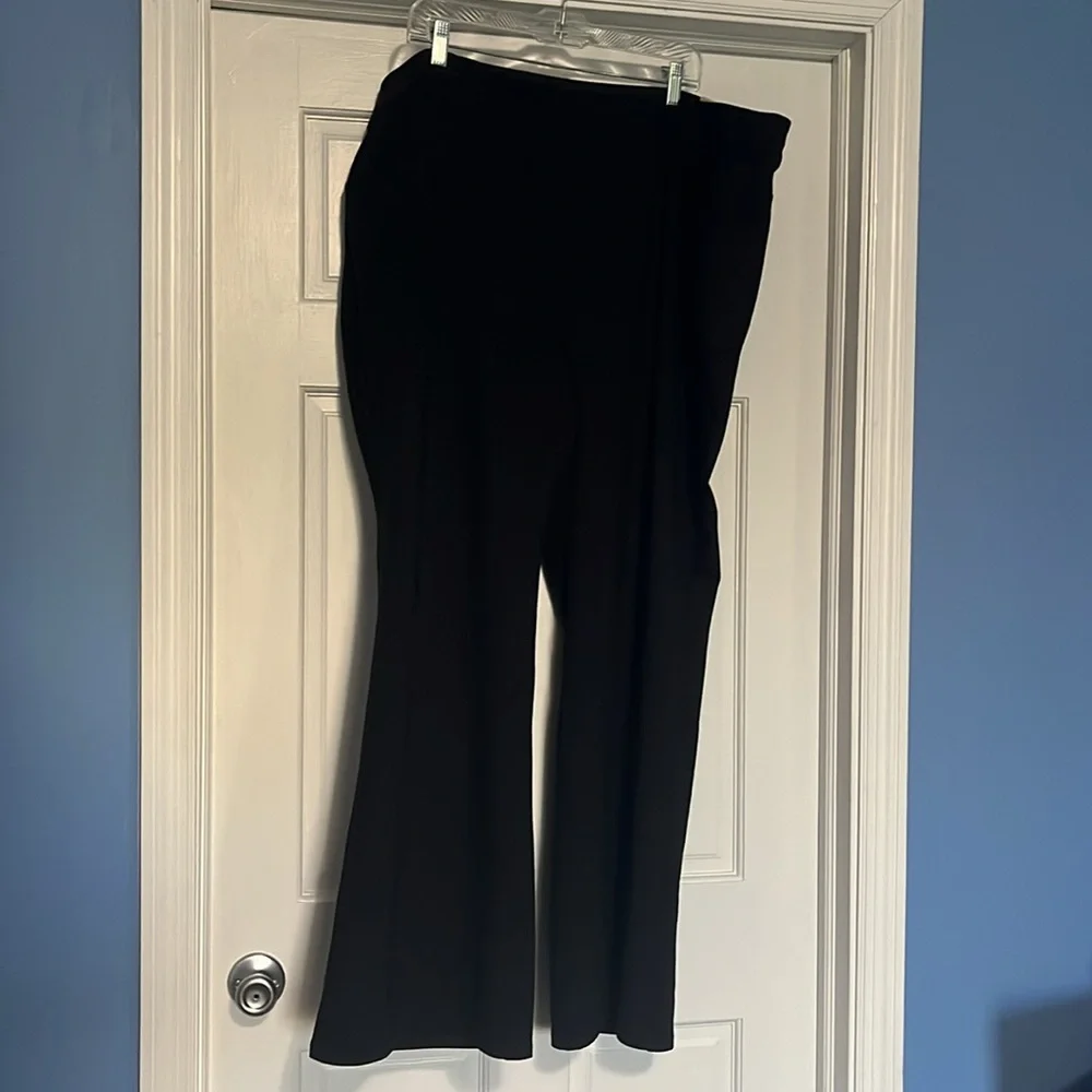 NWT Lane Bryant women’s plus size 28S Pull-On Ponte Boot Pant in black